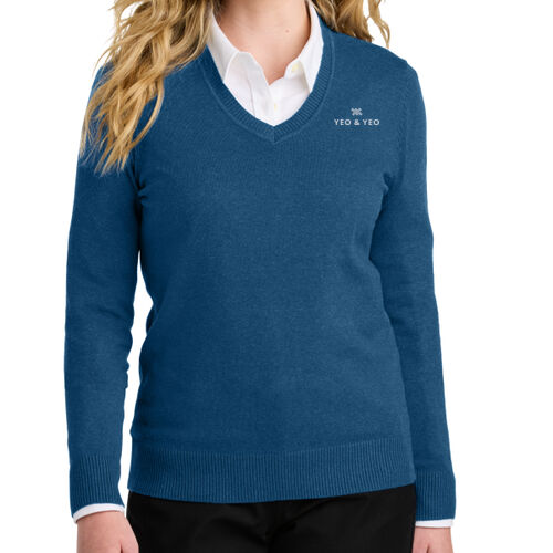 Port Authority® Women’s Easy Care V-Neck Sweater Thumbnail