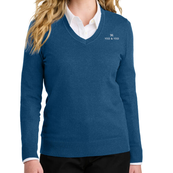 Port Authority® Women’s Easy Care V-Neck Sweater Thumbnail