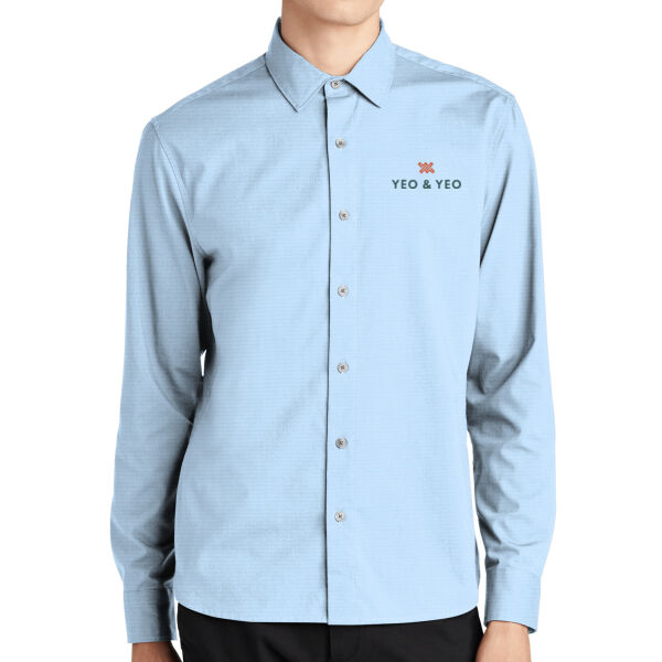 Mercer+Mettle® Men's Long Sleeve Stretch Woven Shirt Thumbnail