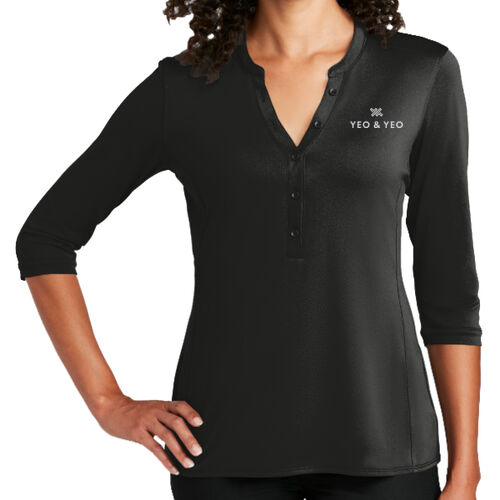 Port Authority® Women's UV Choice Pique Henley Thumbnail