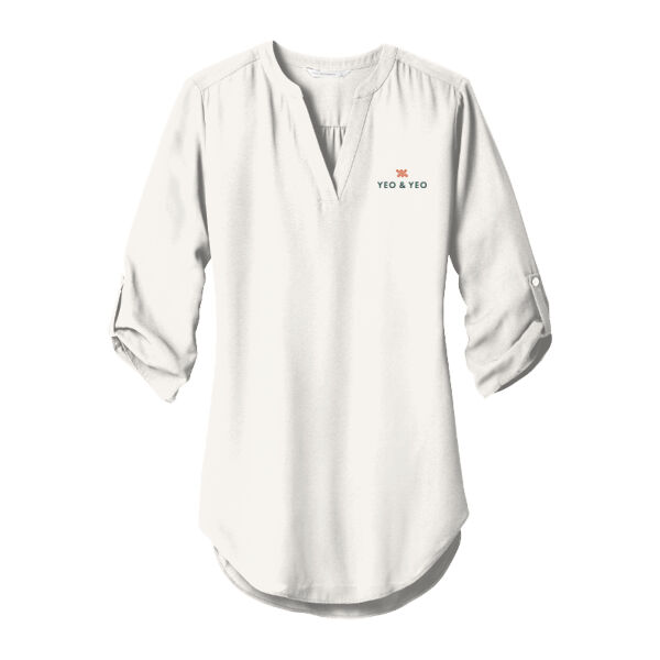 Port Authority® Women's 3/4-Sleeve Tunic Blouse Thumbnail