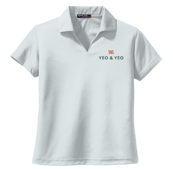 Sport-Tek® Women's Dri-Mesh® V-Neck Polo Thumbnail