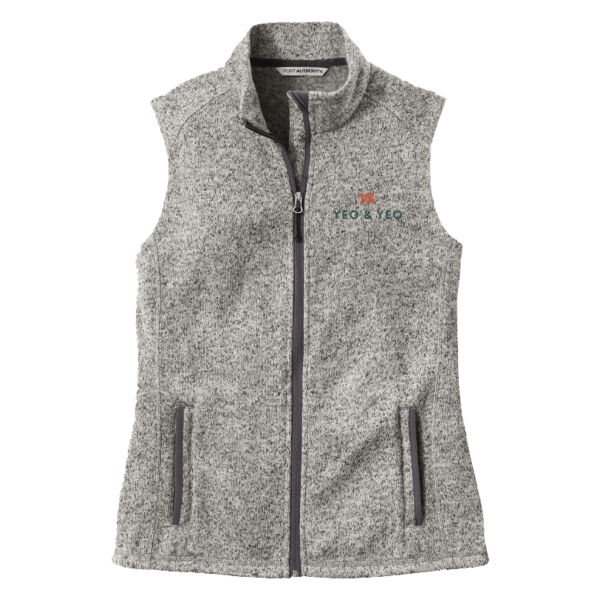 Port Authority ® Women's Sweater Fleece Vest Thumbnail