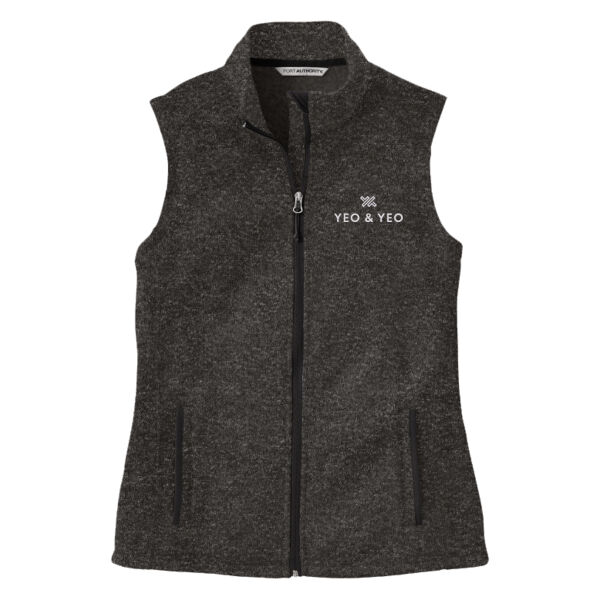 Port Authority ® Women's Sweater Fleece Vest Thumbnail