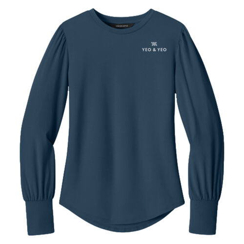 Mercer+Mettle® Women’s Stretch Jersey Long Sleeve Blouson Top Thumbnail