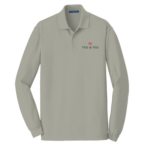 Port Authority® EZCotton® Long Sleeve Polo Thumbnail