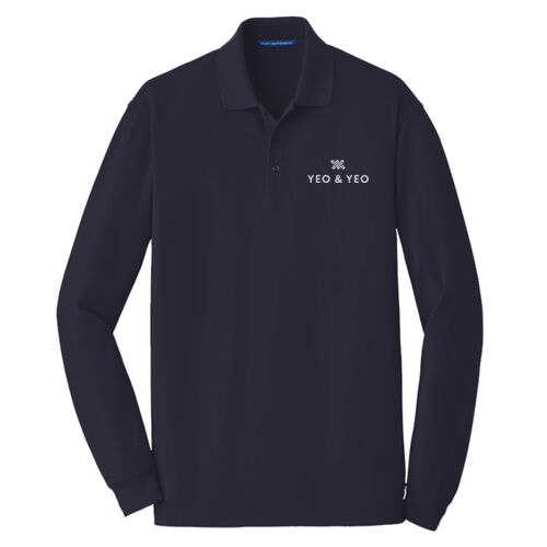 Port Authority® EZCotton® Long Sleeve Polo Thumbnail