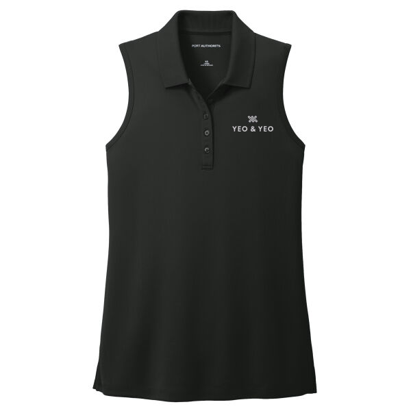 Port Authority® Women's Dry Zone® UV Micro-Mesh Sleeveless Polo Thumbnail