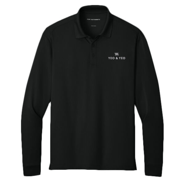 Port Authority® Wearever Performance Pique Long Sleeve Polo Thumbnail