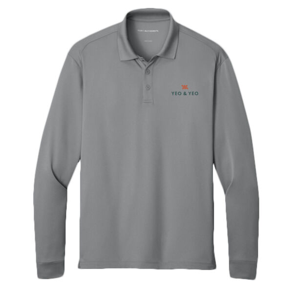 Port Authority® Wearever Performance Pique Long Sleeve Polo Thumbnail